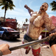 A massive, hulking zombie is charging toward you, preparing to throw a haymaker.